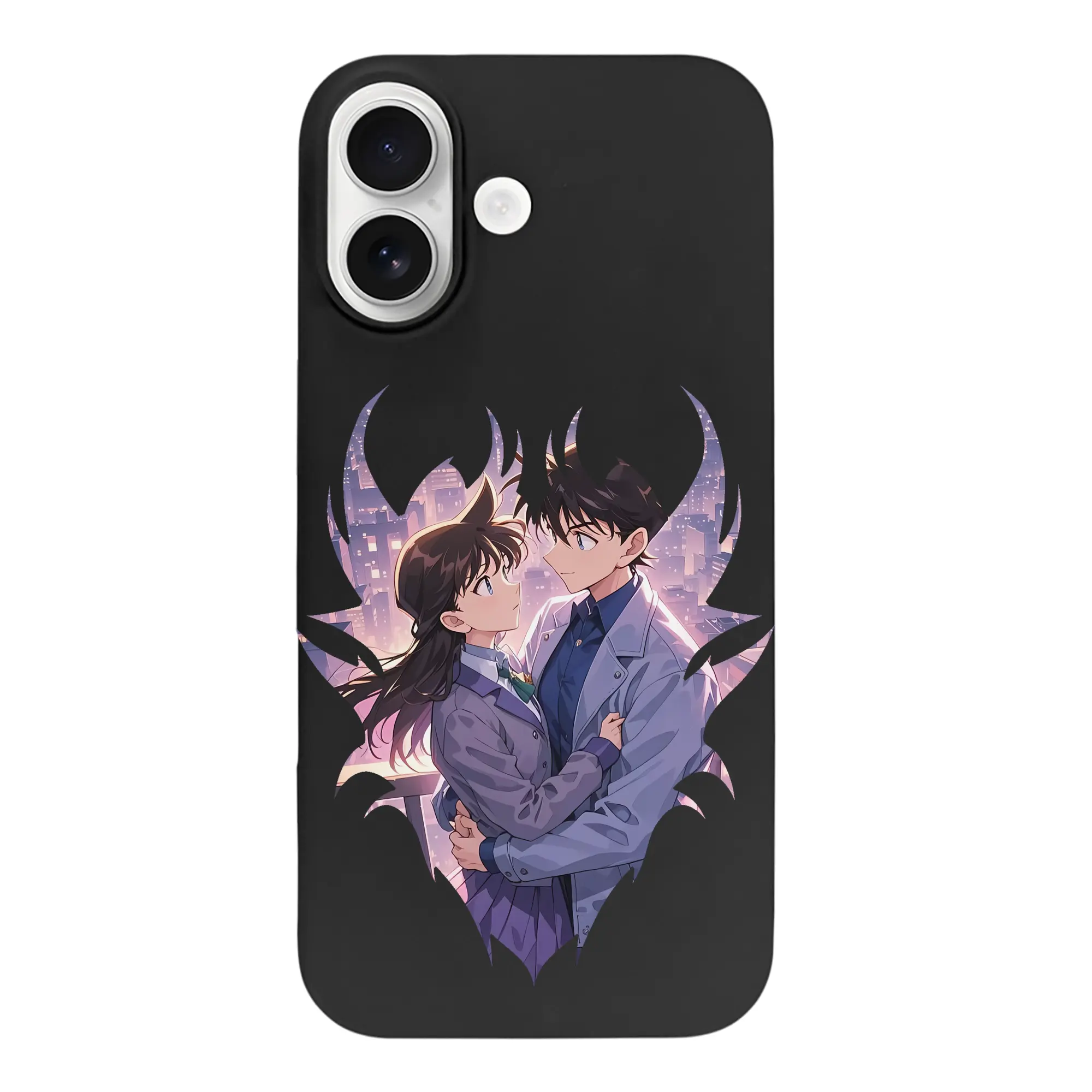 名探偵コナン グッズ 毛利 蘭 - iPhone 17 シリーズ シリコンケース 薄型 耐衝撃 指紋防止 ソフトタッチカバー 精密フィット 傷防止 保護ケース iPhone 17/17 Air/17 Pro/17 Pro Max 対応